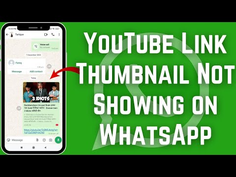 How To Share Youtube Link On WhatsApp With Thumbnail (2024) Share video with thumbnail on whatsApp