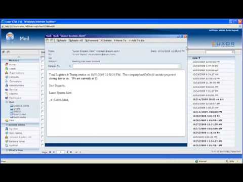 Luxor CRM - Email Preview