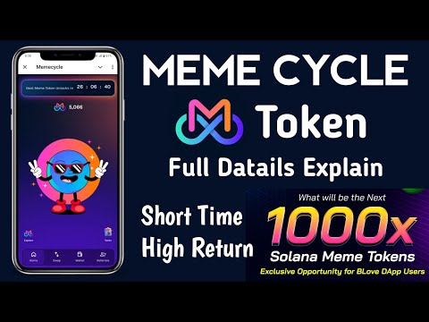 MEME CYCLE TOKEN 1000x Profit ! Next Solana Meme Token ! Memecycle token full datails explain