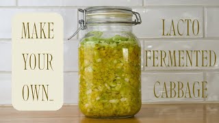 How to Make Sauerkraut | Lacto-Fermented Cabbage