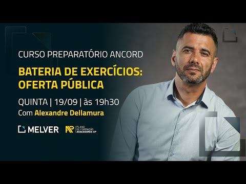 Curso Preparatório Ancord | Bateria de exercícios: oferta pública