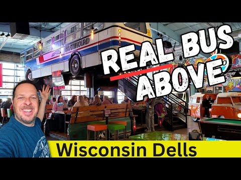 Insane INDOOR Food Trucks Restaurant In Wisconsin Dells