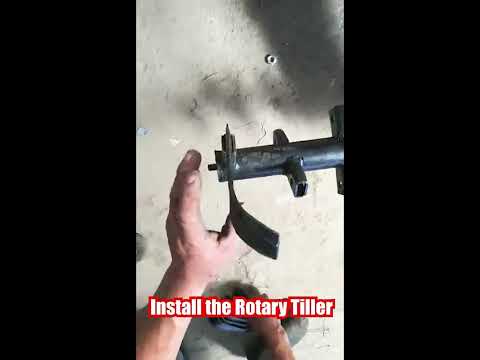 Installer le timon rotatif/Install the Rotary Tiller