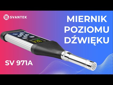 Miernik poziomu dźwięku klasy 1 | SV 971A | SVANTEK