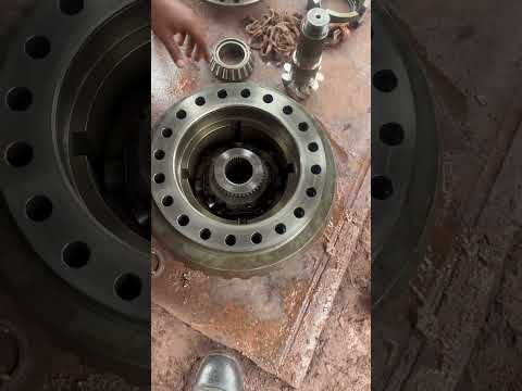 CROWN WHEEL FITMENT ZF AXLE #crown #wheel #fitment #axle #repair #video #song #loader #shorts #reels