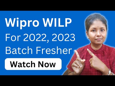 Wipro WILP for Fresher Batch 2022, 2023 | @SushmitaMadhu