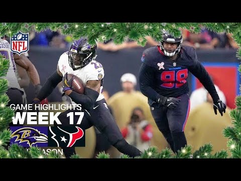 Baltimore Ravens vs. Houston Texans Game Highlights | NFL 2024 Season Week 17