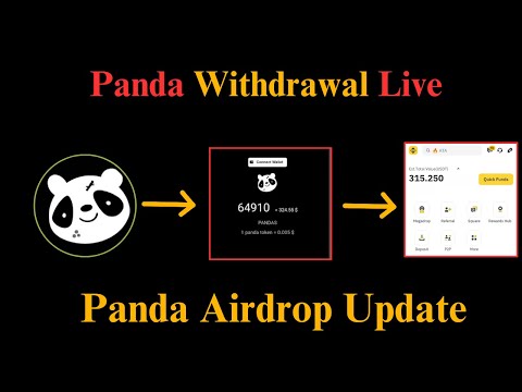 Pandas Airdrop Update || Withdrawal Live Now || Panda Token Deposit Starts Soon ||