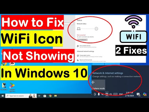 Fix WiFi Not Showing in Windows 10 Fix Missing WiFi