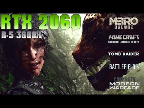 RTX On  - Test in 9 Games on RTX 2060 (Ray Tracing)