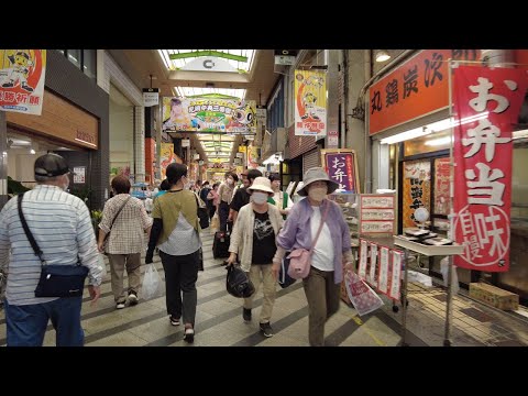 阪神リーグ優勝翌日の尼崎中央商店街を歩き撮り