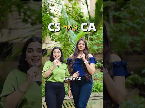 CA v/s CS🔥 WHAT is BETTER?🚀 @Surbhigandhi99 #ca #cs #icai #castudents