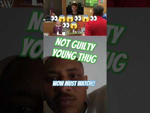 Young thug.. Not guilty? #ye #notguilty #youngthug