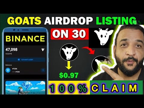 GOATS Airdrop & Price Prediction | Goats Airdrop Withdrawal | Goat Airdrop Real Or Fake |NEW AIRDROP