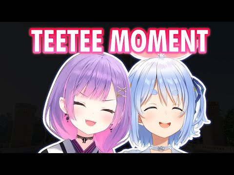 Towa-sama Shares a TeeTee Moment with Pekora【Hololive】