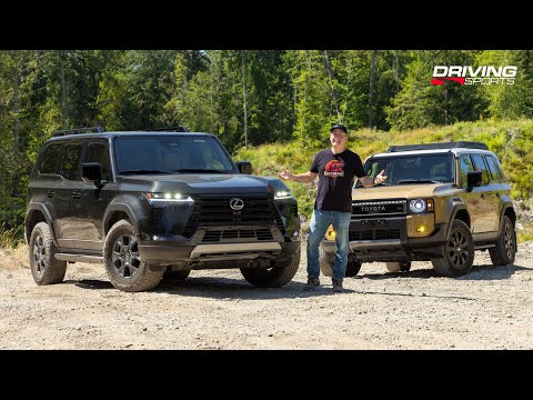 2024 Toyota Land Cruiser vs Lexus GX 550 Overtrail Review and Off-Road Shootout