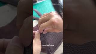 How to make the bottom shape by hands? #bags #handbags #business #oem #sewing #kaishibagfactory