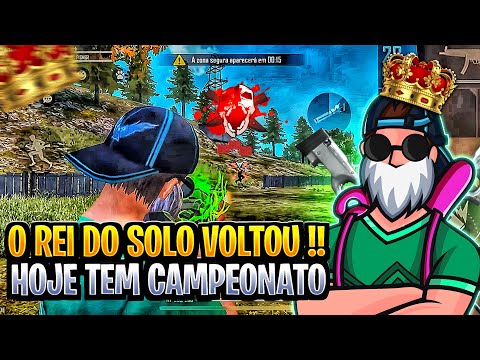 CAMP SOLO COM INSCRITOS🏆VEM Q HJ TEM BOOYAH🥇FREE FIRE LIVE