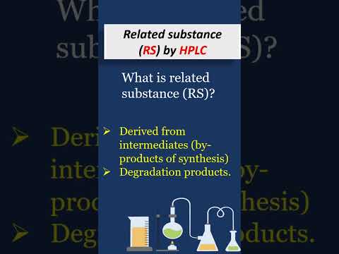 Related substance (RS) | RS by HPLC | HPLC #hplc #chemistry