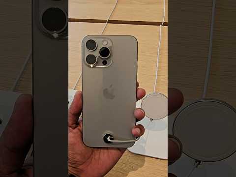 iPhone 15 Pro Max Hands-On #shorts #iphone #unboxing #applestore