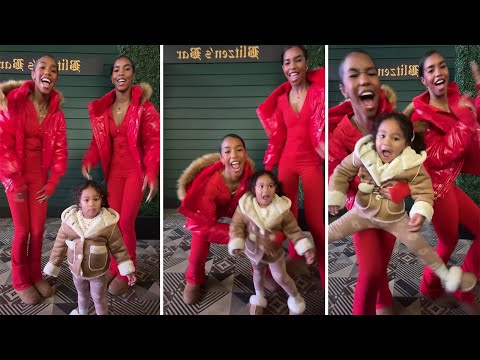 Diddy's Daughters Baby Love, Jessi & D'lila  Dance Mariah Carey's 'All I Want For Christmas Is You'