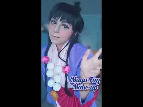 Maya Fey Cosplay Make-up tutorial(Ace Attorney)