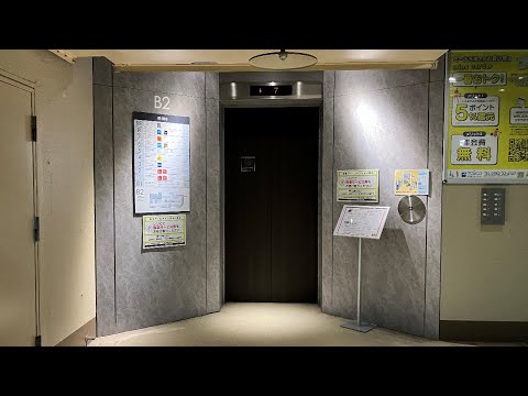 【乗り場・内装変更後／おまけあり】ミーナ天神 南側のエレベーター（三菱製）