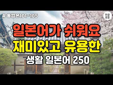 [일본어스타터] 지금 들어보세요! 일본어로 대화합니다. 대화형 실생활 기초 일본어 통합본 250문장