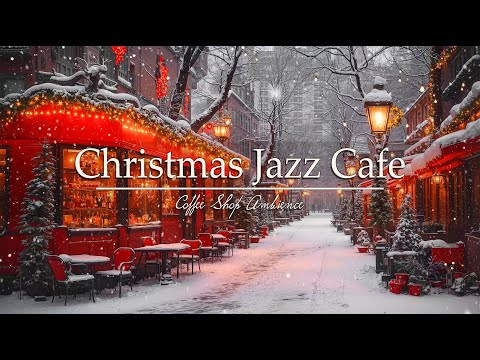 Winter Coffee Jazz - Smooth Christmas Jazz Music 🎄 Cozy Christmas Ambience for Stress Relief, Unwind