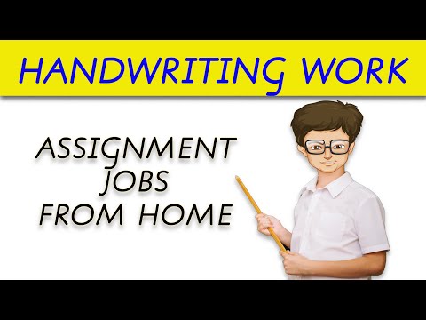 Online earning by handwriting jobs for students /make money by handwriting jobs without investment