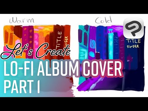 Designing a Lo-fi Inspired Album Cover! | JudithzzYuko