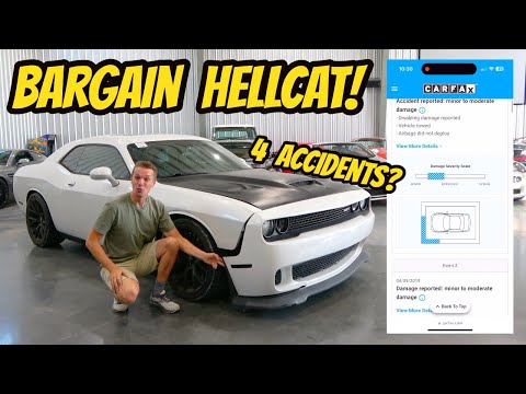 I bought the cheapest Challenger Hellcat in the USA, and it's been in 4 accidents!