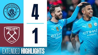 EXTENDED HIGHLIGHTS | Man City 4-1 West Ham | Haaland & Foden goals start 2025 with a win!