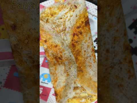 breakfast idea for kids egg dosa with cheese#eggdosa #shortvideo