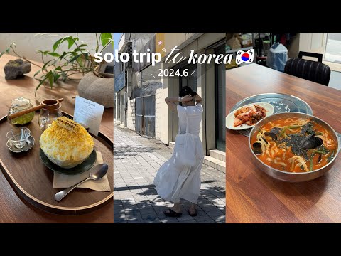 ENG ) KOREA VLOG - found best local foods in Gangneung & Pyeongchang!! cafes, hotel, shops (2024.6)