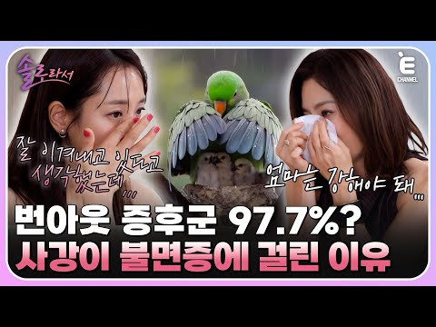 👸EP.8 | 불면증에 걸린 사강, 충격적인 사강의 심리 검사 결과! [솔로라서] 매주 (화) 밤 8시 40분 본방송