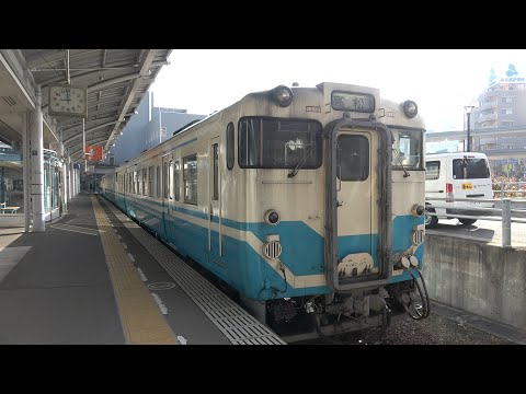 [原型エンジン]キハ47+キハ40回送 高松駅発車