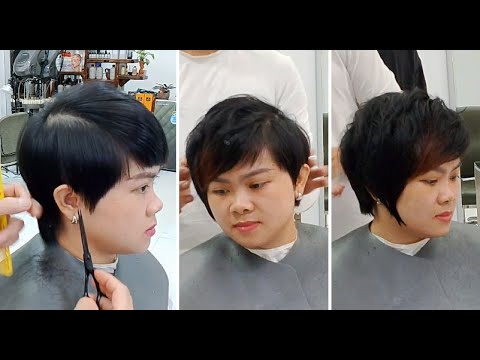 Perfect Short Pixie Layered Haircut & Hairstyle Women | Fix a Short Layered Hair