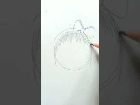 easy girl drawing #shorts #trending #girldrawing