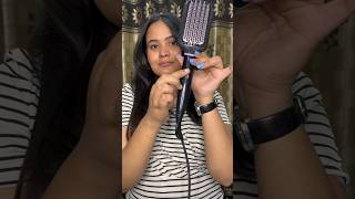 Trying Philips Hair Straightener Brush | Is it worth it or not ?? | Aayushi Kalher