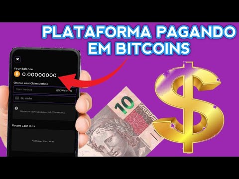 NOVA PLATAFORMA PAGANDO EM BITCOINS PARA VOCÊ JOGAR : RENDA EXTRA