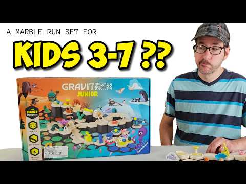 Marble Run For Ages 3-7 (GraviTrax Junior My Planet Starter Set Review)