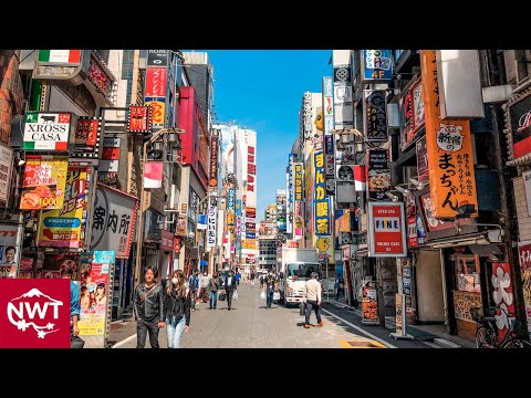 Peaceful Bike Ride On A Sunny Day In Shinjuku, Tokyo 4K