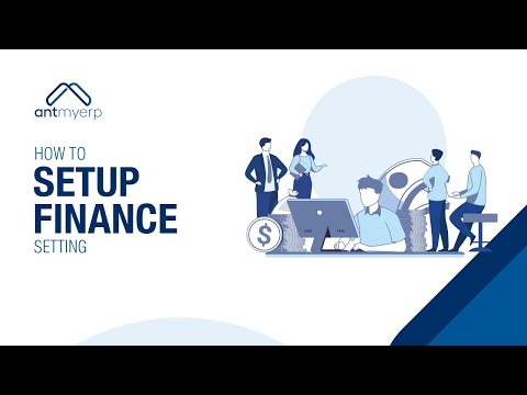 Learn How to Setup Finance Setting | AntMyERP Finance Module- English