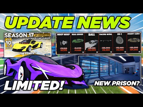 LIMITED CAR! New Season 17 Update News & Release Date (Roblox Jailbreak)