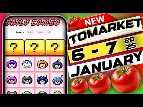 tomarket app daily combo 6-5 January | tomarket secret combo today | tomarket combo today #tomarket