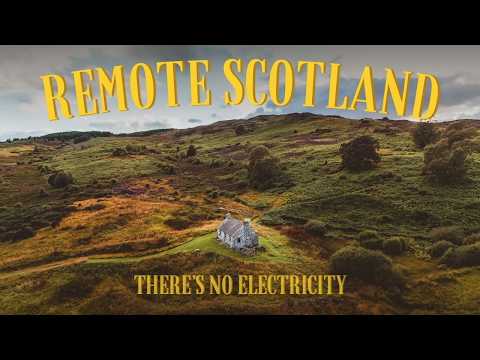 I STAYED IN A REMOTE CABIN IN SCOTLAND (with no electricity)