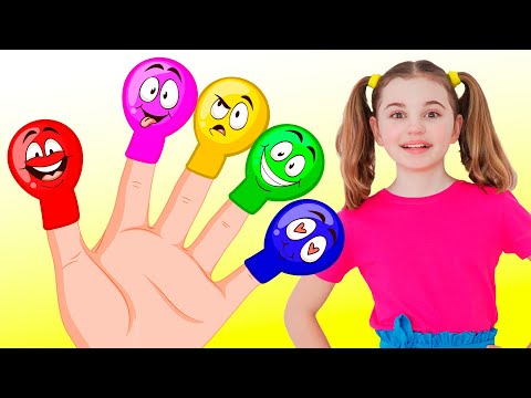 Balloon Song (Finger Family version) & more Funny Songs For Kids and Nursery Rhymes