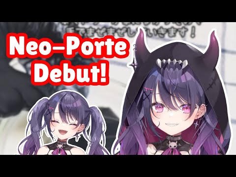 Neo-Porte's Newest Member Amane Amu Has A...Unique Debut 【Neo-Porte / ENG Sub】