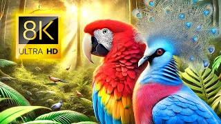 5000 BEAUTIFUL BIRDS 8K VIDEO ULTRA HD HDR / #BIRDS #ANIMAL #8K